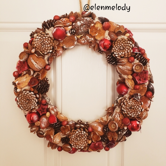 Home Decor Other - NEW Christmas Handmade Wreath